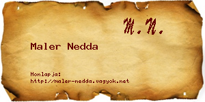 Maler Nedda névjegykártya
